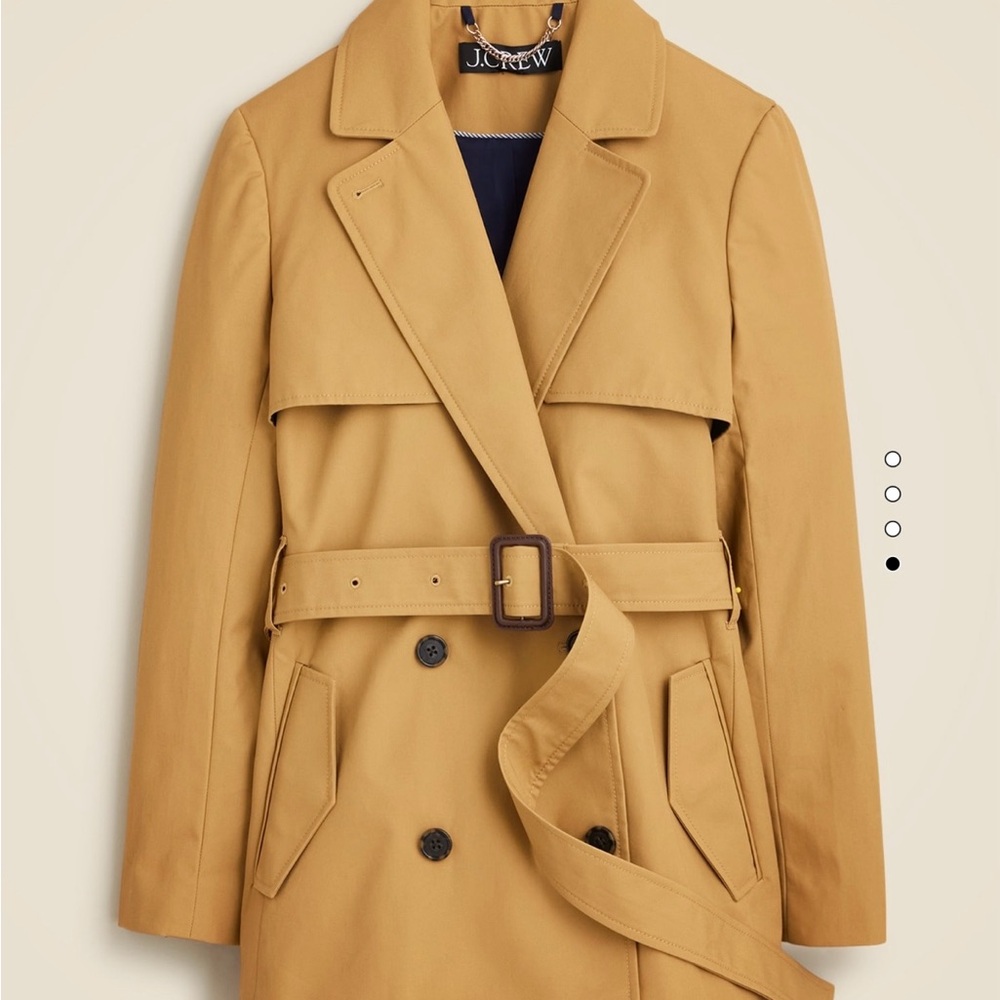 J. Crew Women's Honey Trench Coat